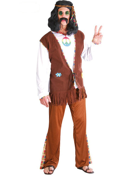 Déguisement de hippie joyeux