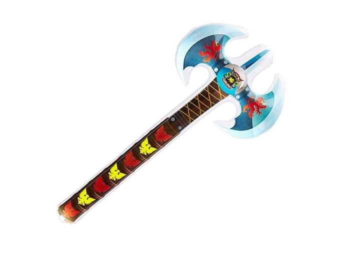 double hache gonflable avec motifs 70cm