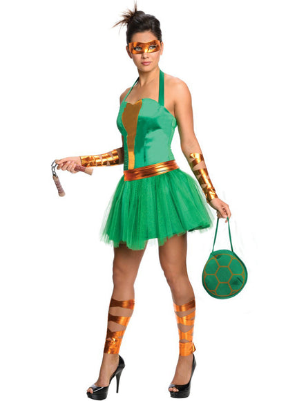 Déguisement de Michelangelo des Tortues Ninja pour femme