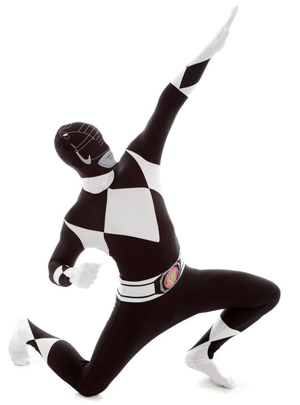 Déguisement de Power Rangers Noir Morphsuit