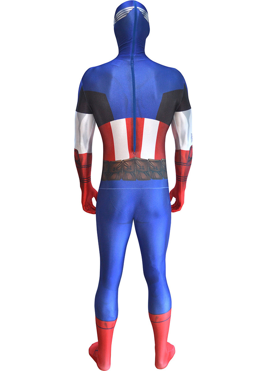 Déguisement de Captain america Morphsuit