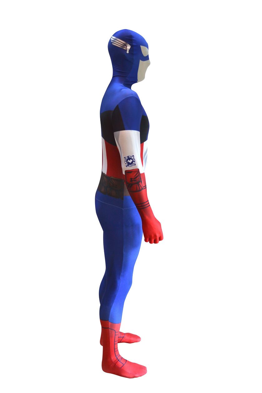 Déguisement de Captain america Morphsuit