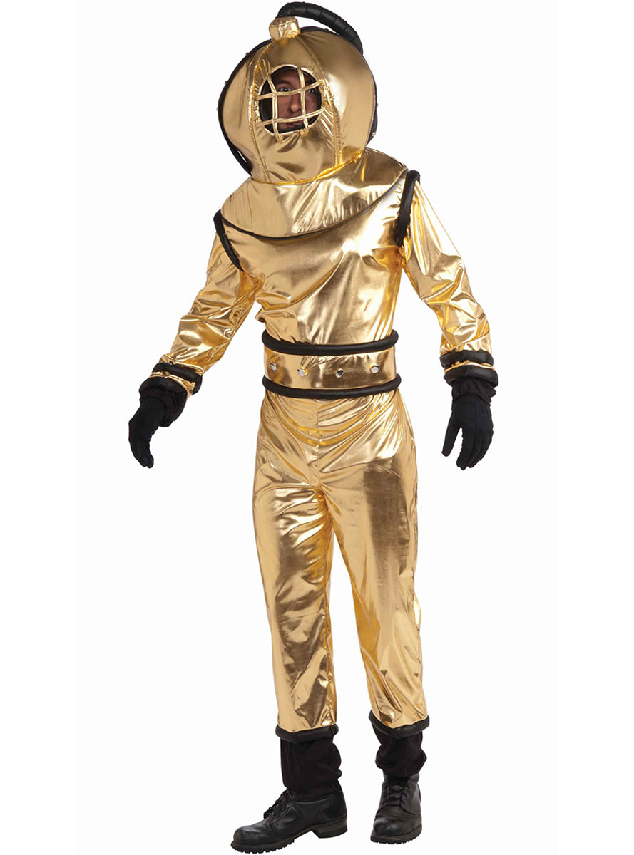 Déguisement de plongeur doré