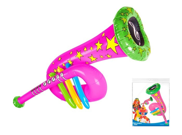 tuba gonflable rose 63cm