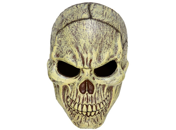 demi masque latex crâne adulte