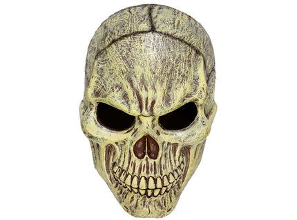 demi masque latex crâne adulte