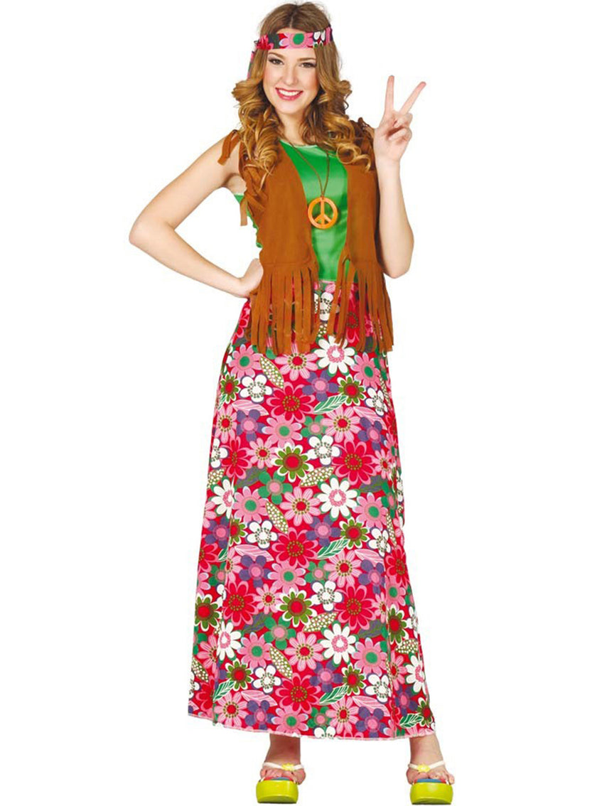 Déguisement de Hippie happy pour femme