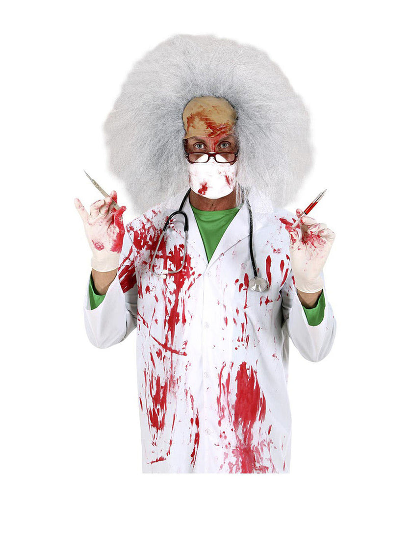 Déguisement de docteur assassin ensanglanté pour homme
