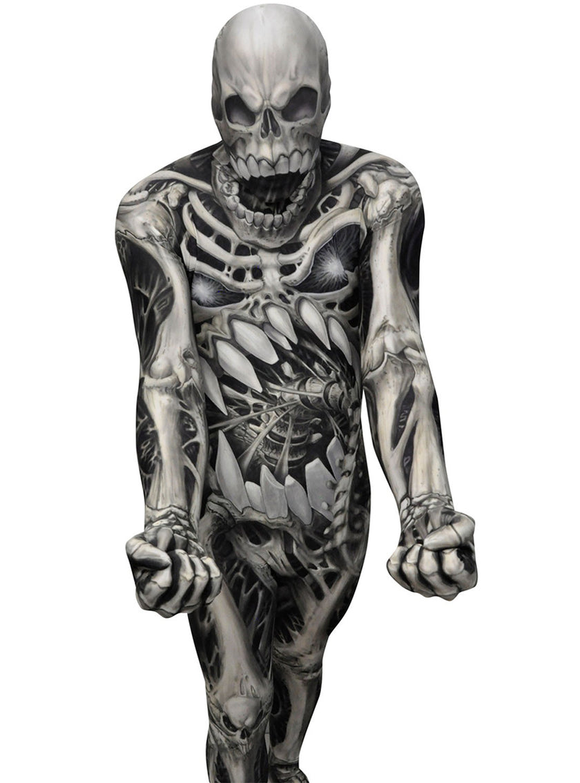 Déguisement de mort et os Monster Collection Morphsuit