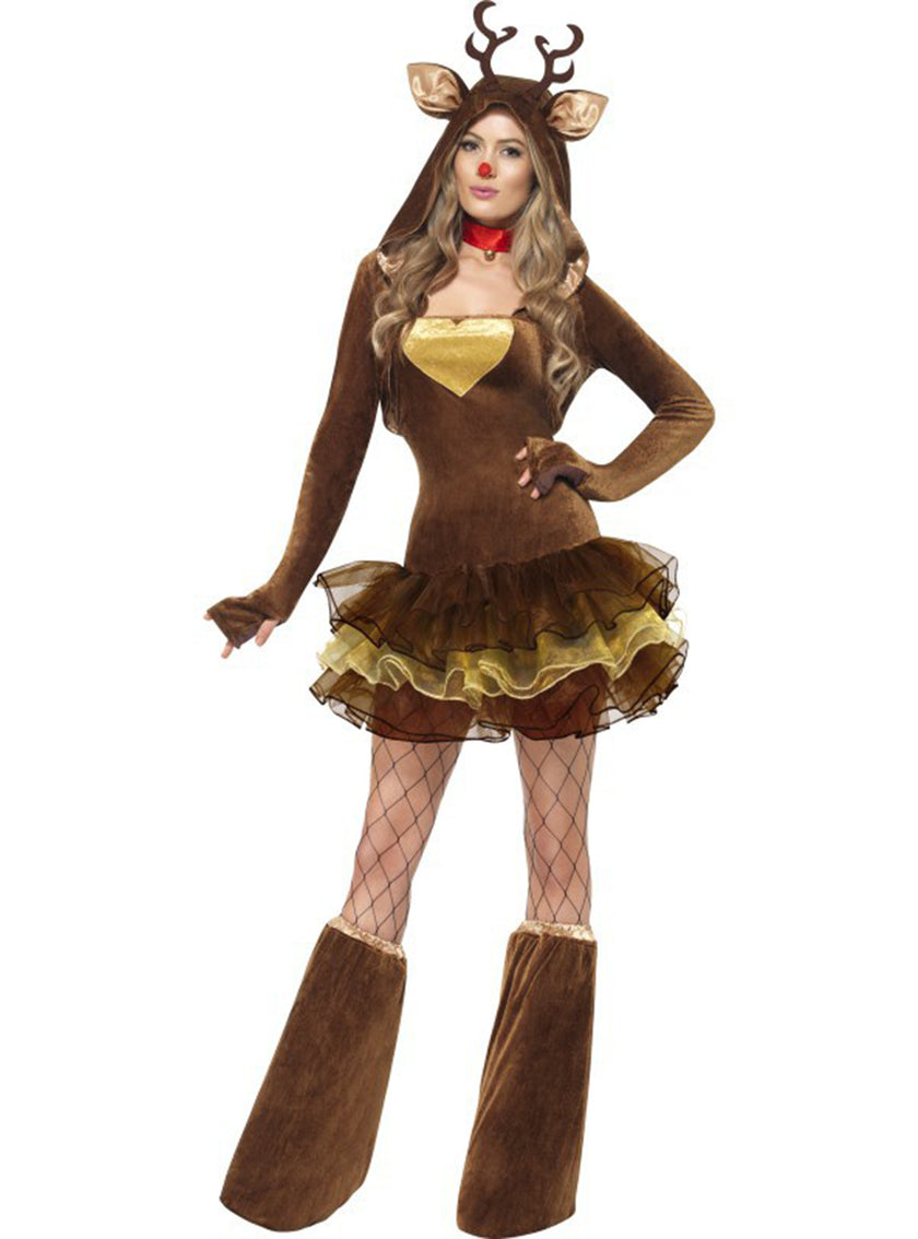 Déguisement renne de Noël pour femme