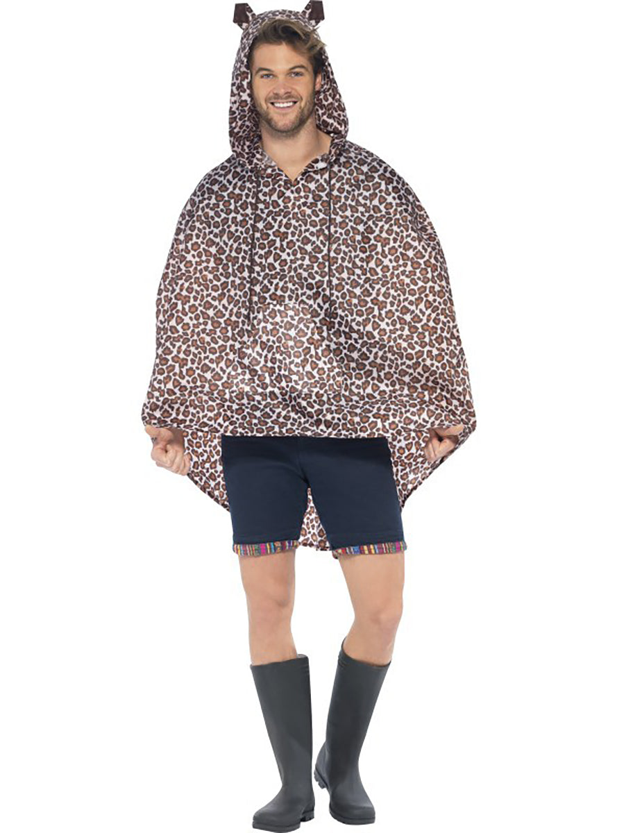 Party Poncho Léopard