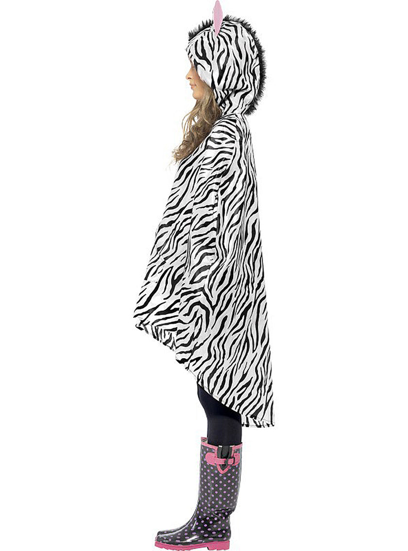 Party Poncho zèbre