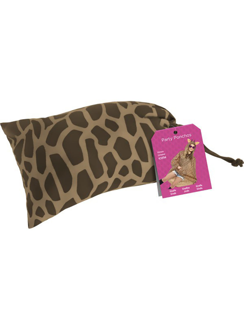 Party poncho Girafe