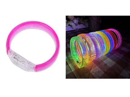 bracelet lumineux led bulles souple mix
