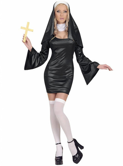 Déguisement nonne stripper femme