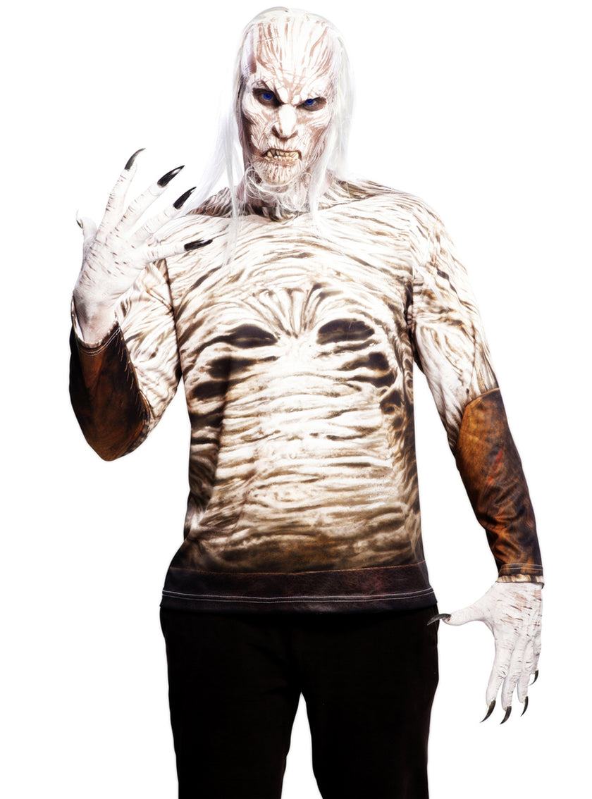 T-shirt marcheur blanc white walker