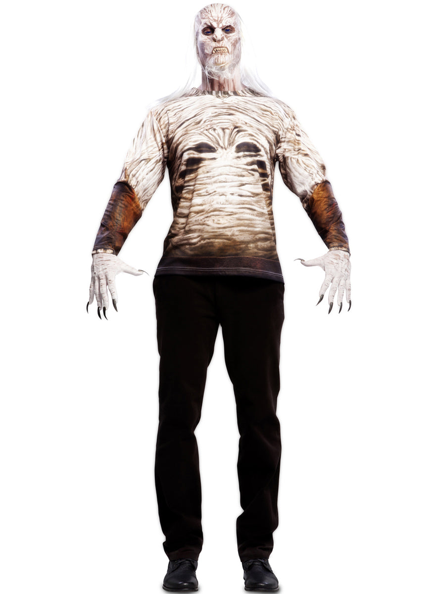 T-shirt marcheur blanc white walker