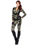Déguisement militaire parachutiste femme