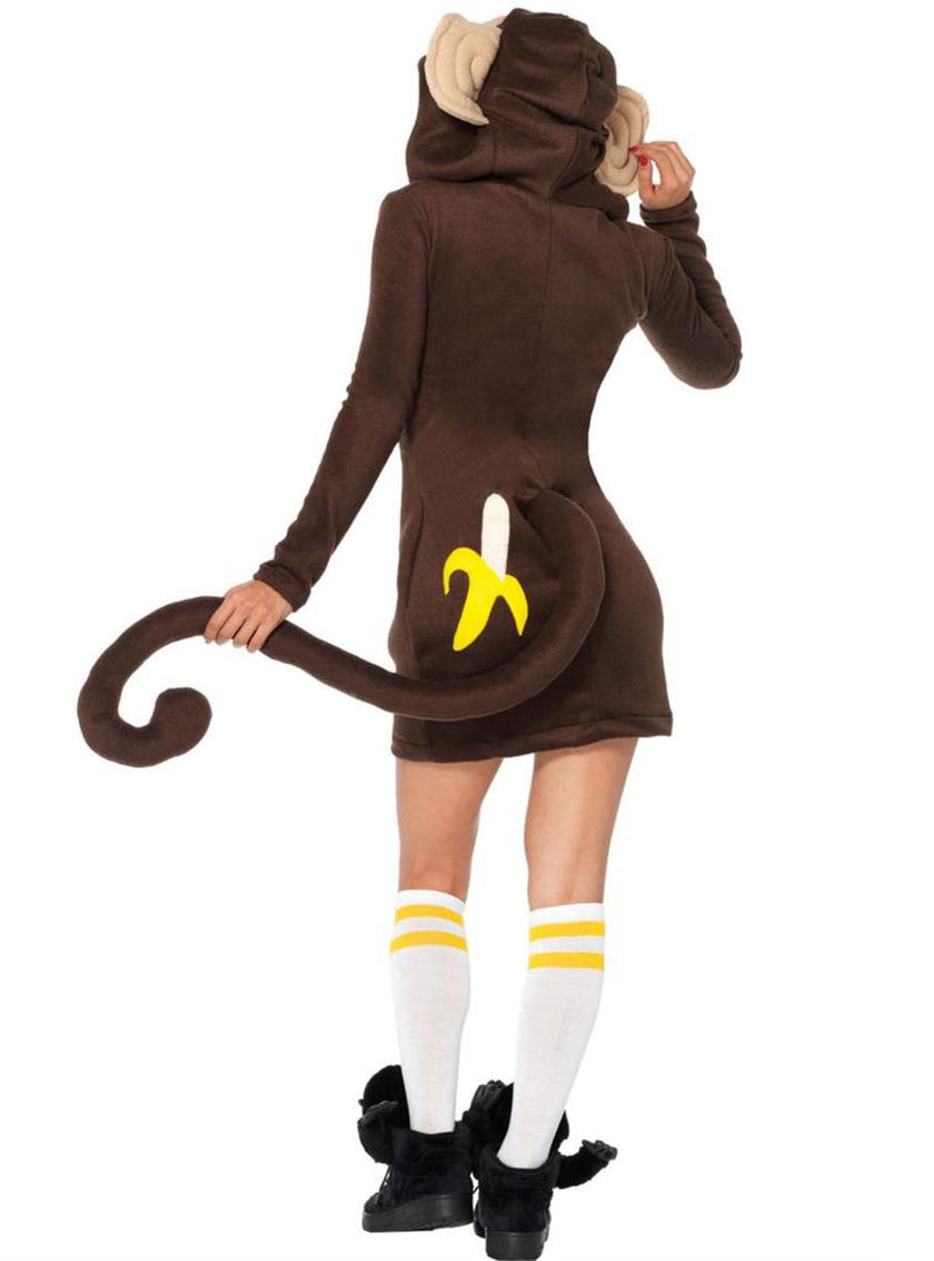 Déguisement singe joueur femme