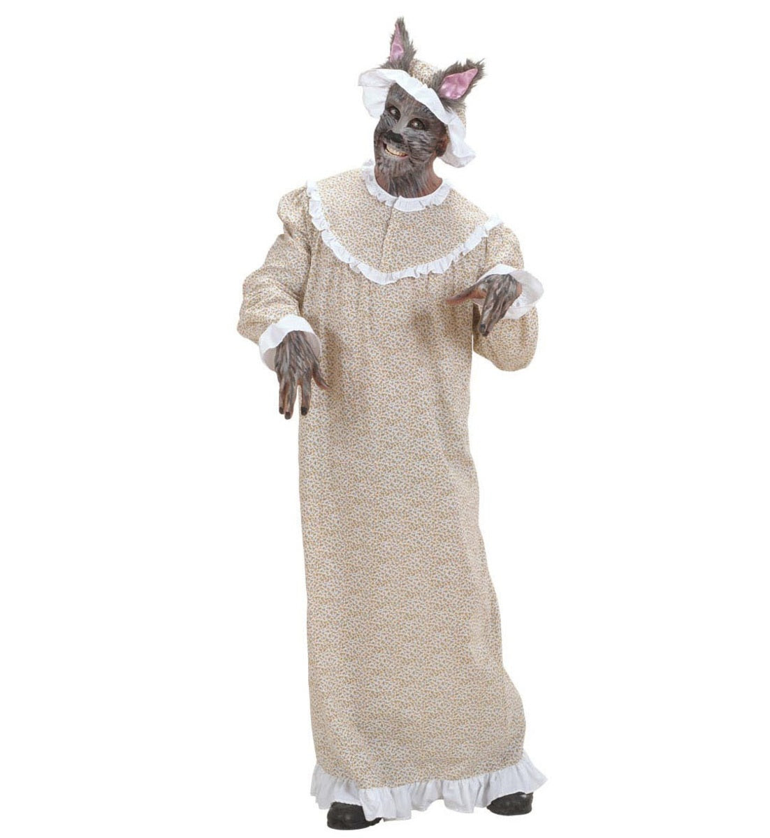 Déguisement grand-mère loup homme