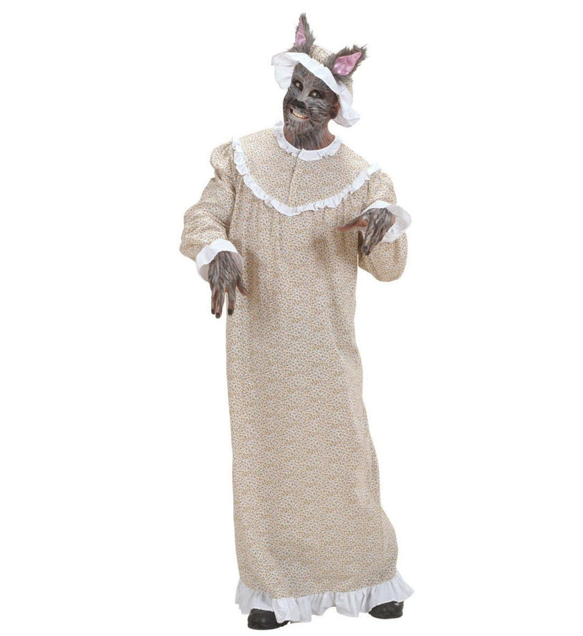 Déguisement grand-mère loup homme