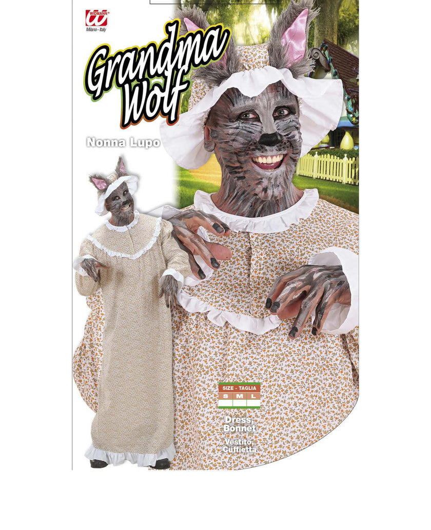 Déguisement grand-mère loup homme