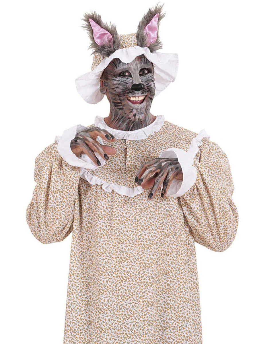 Déguisement grand-mère loup homme
