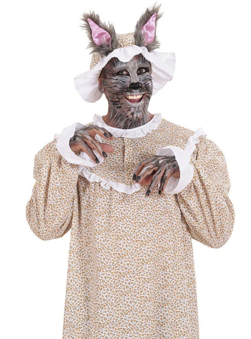 Déguisement grand-mère loup homme