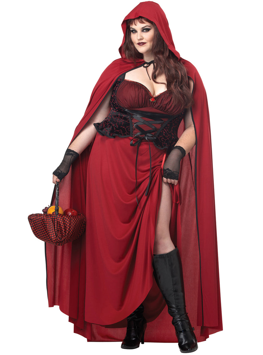 Déguisement Chaperon sombre femme grande taille