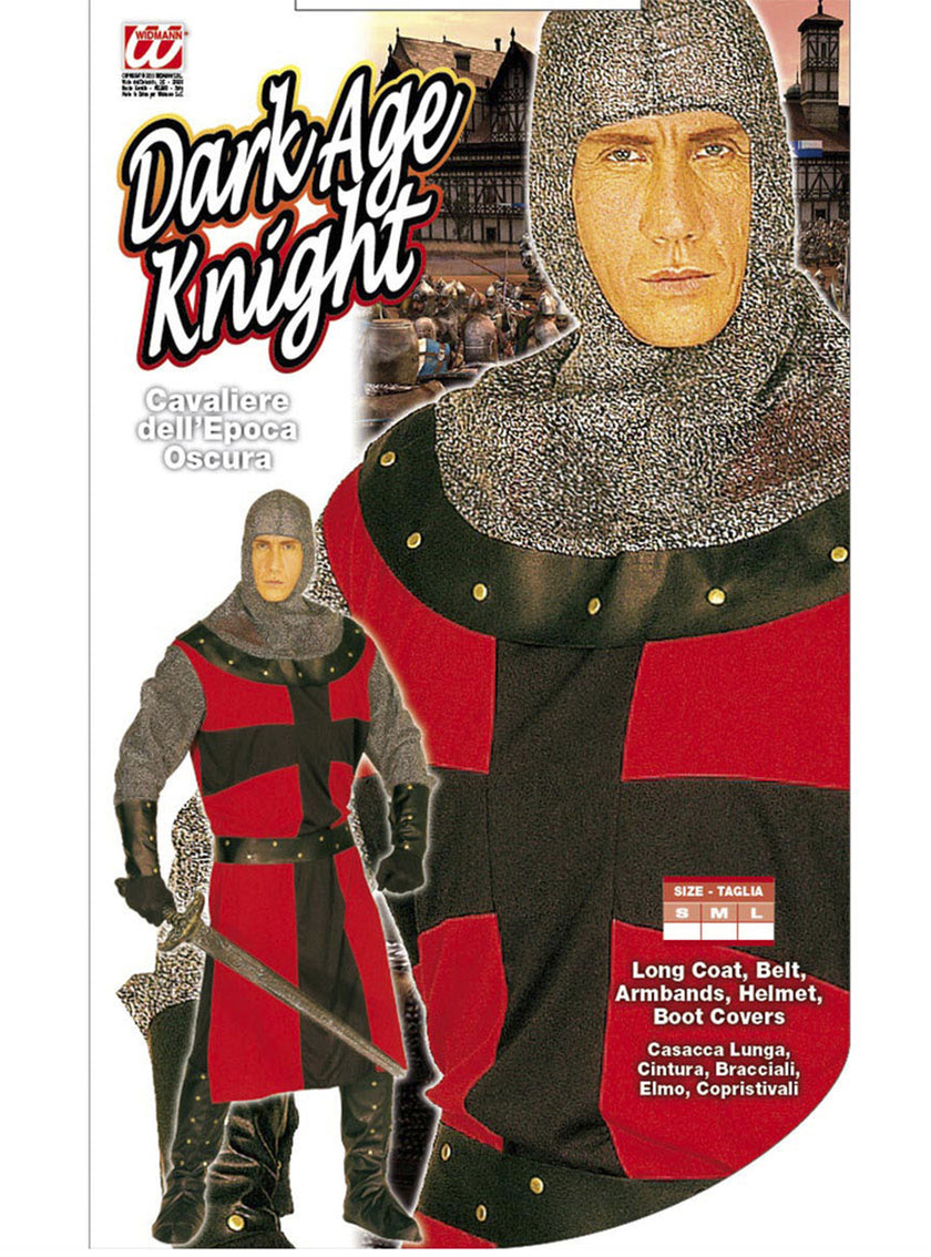 Déguisement chevalier de l'âge sombre pour homme