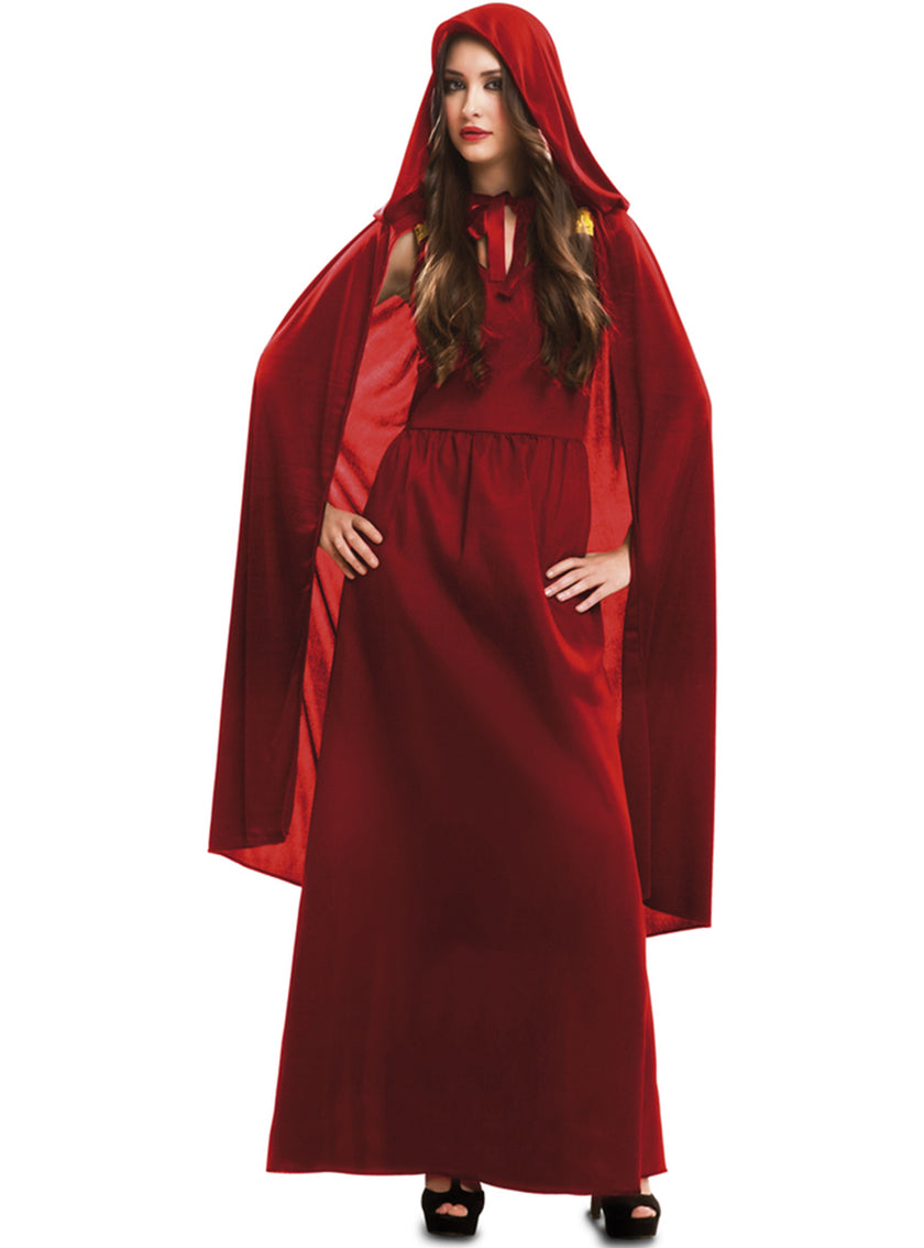 Déguisement sorcière rouge femme