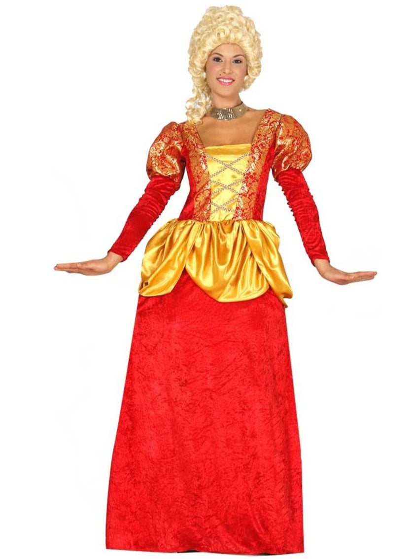 Déguisement marquise rouge femme