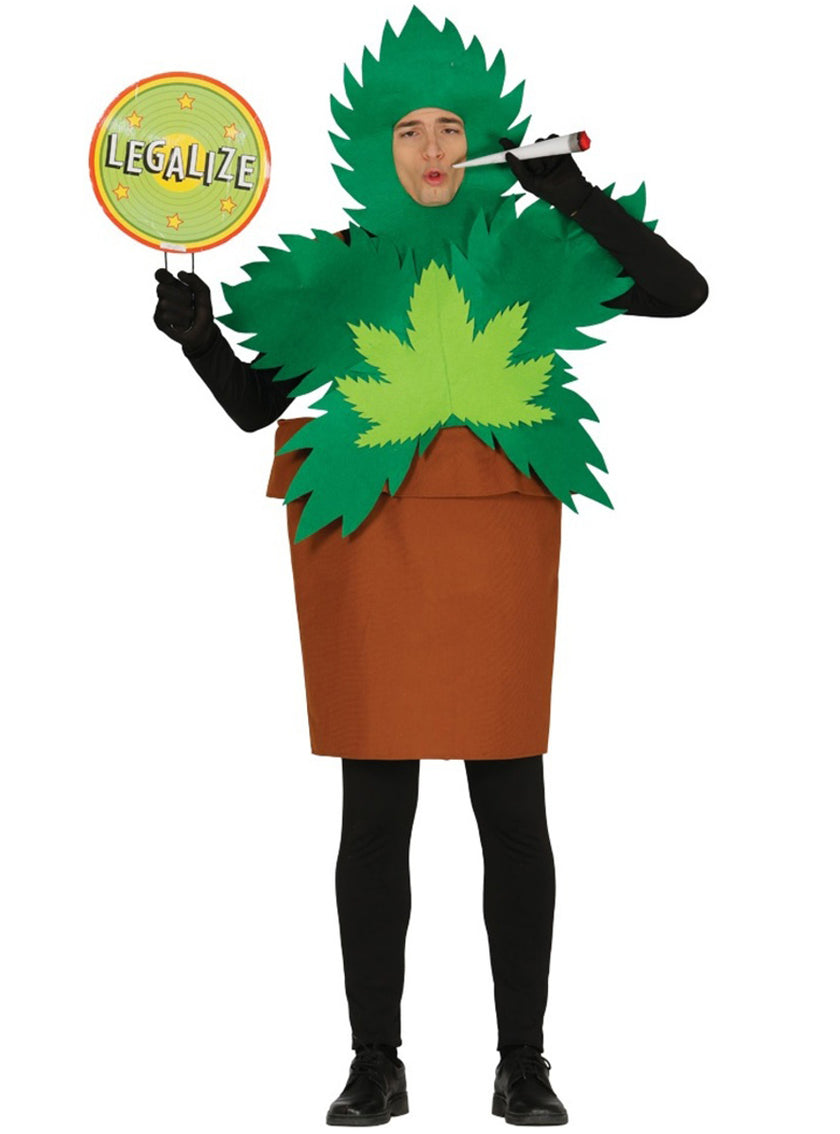 Déguisement plante cannabis homme