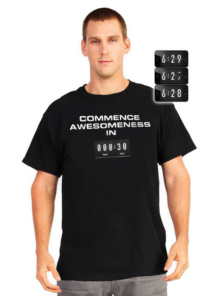 T-shirt compte à rebours Digital Dudz