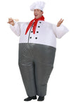 Déguisement chef cuisinier gonflable adulte