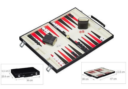 malette backgammon luxe