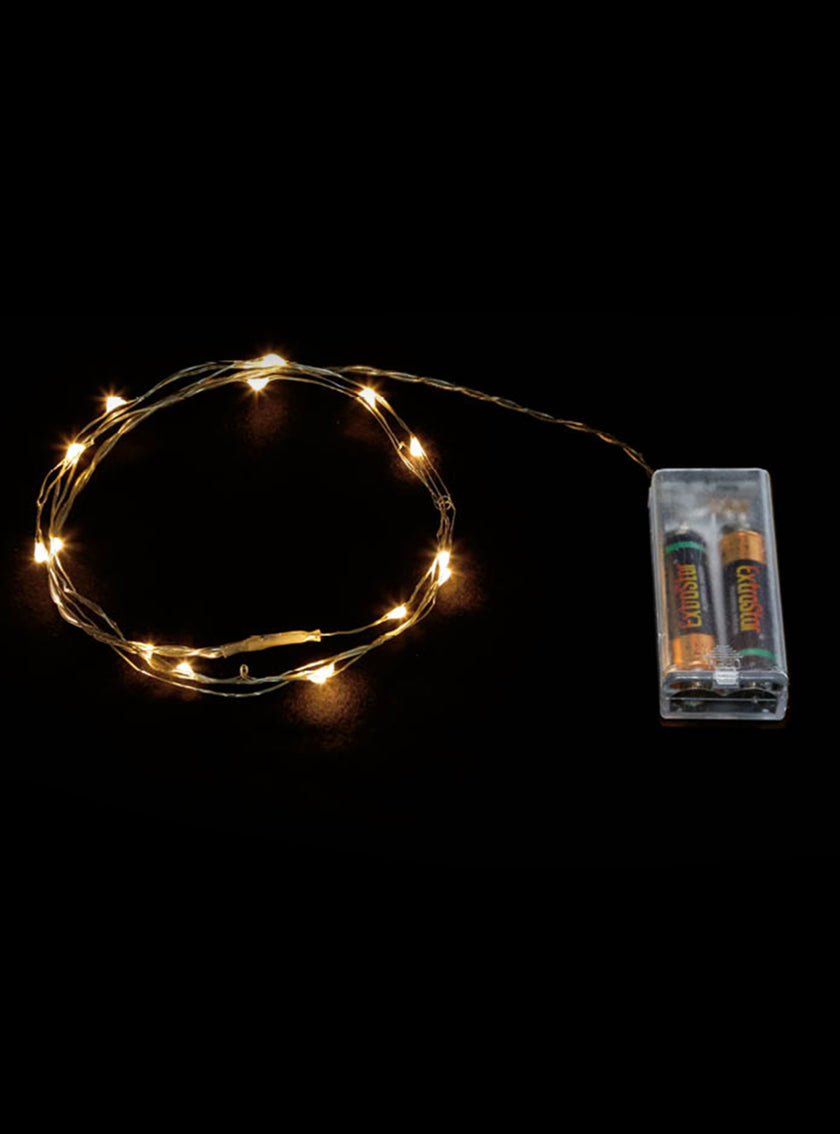 Guirlande lumineuse blanc chaud 20 LED