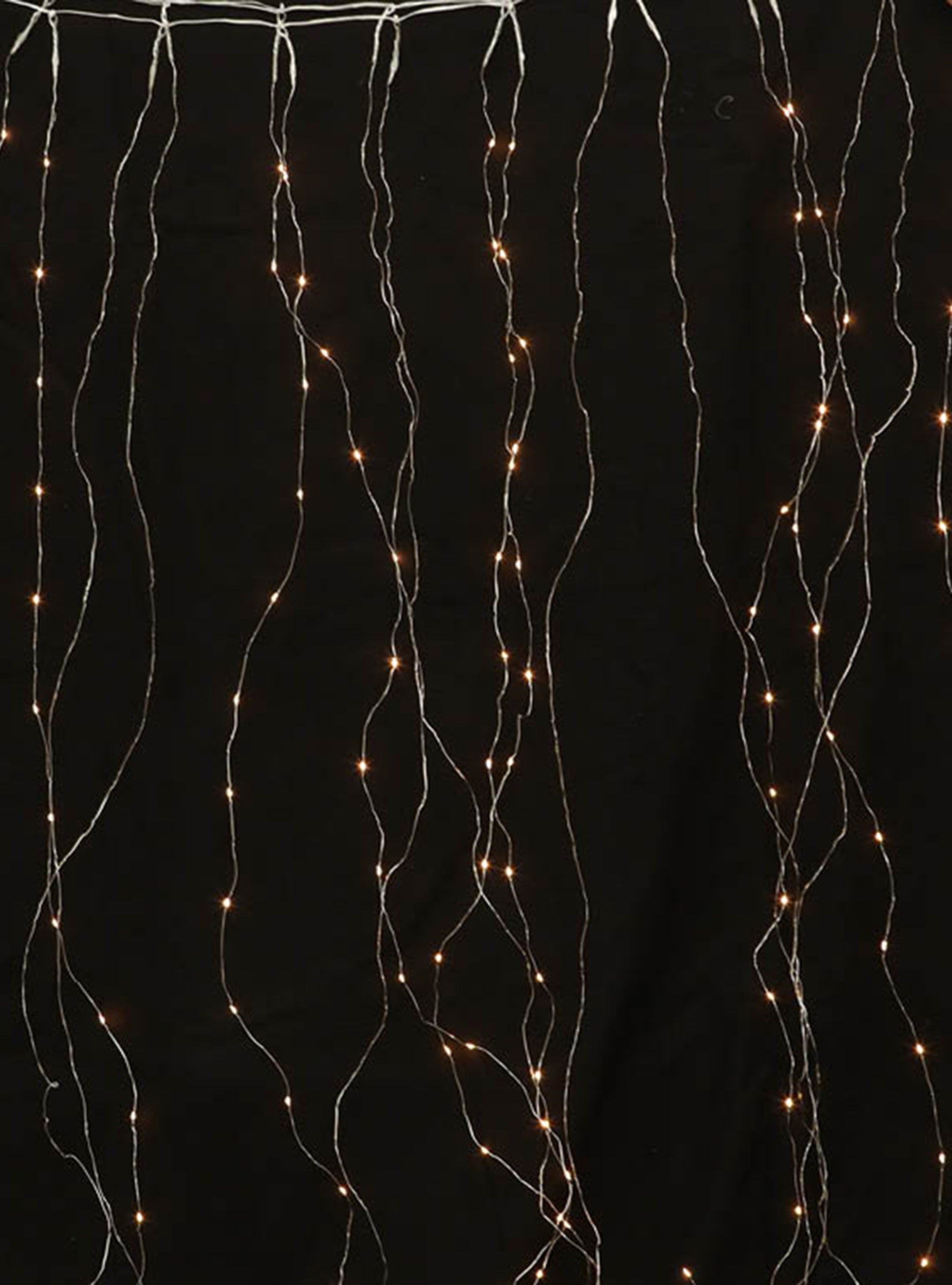 Rideau de noël de lumières blanches