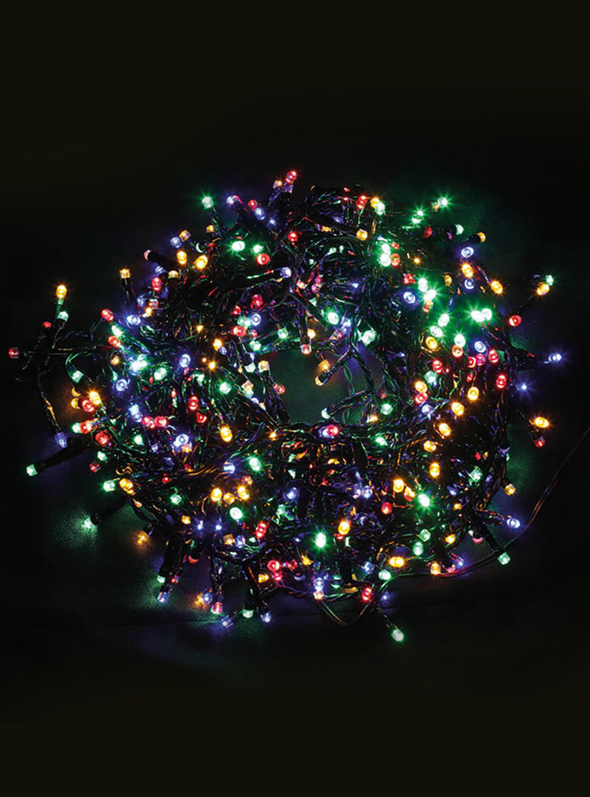 Guirlande de noël multifonction de lumières colorées