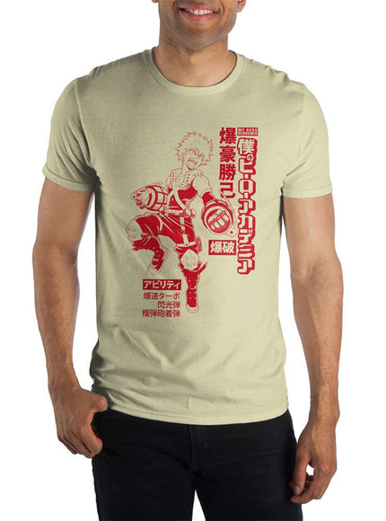 T-shirt Bakugou homme - My Hero Academia