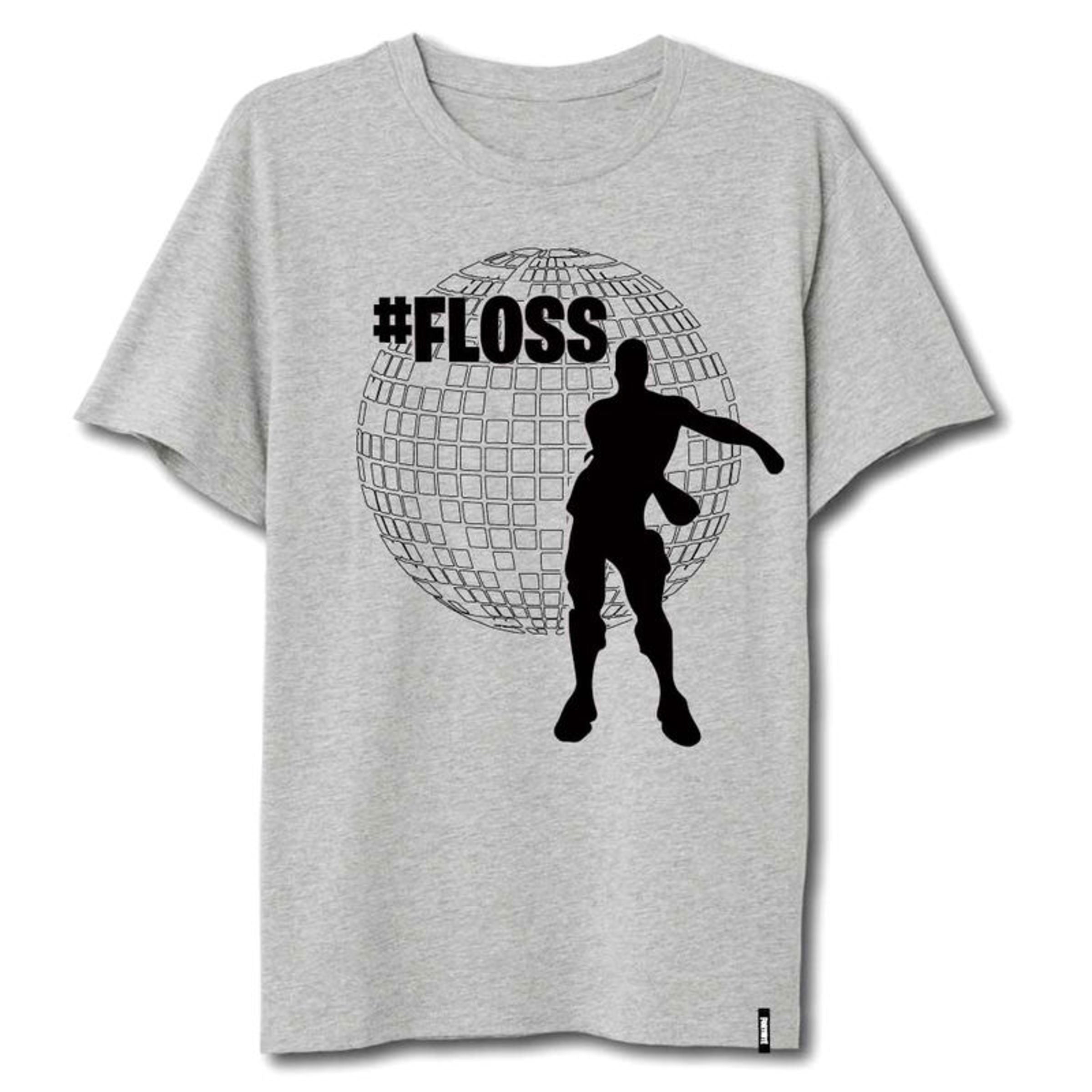 T-shirt Fortnite Floss gris homme