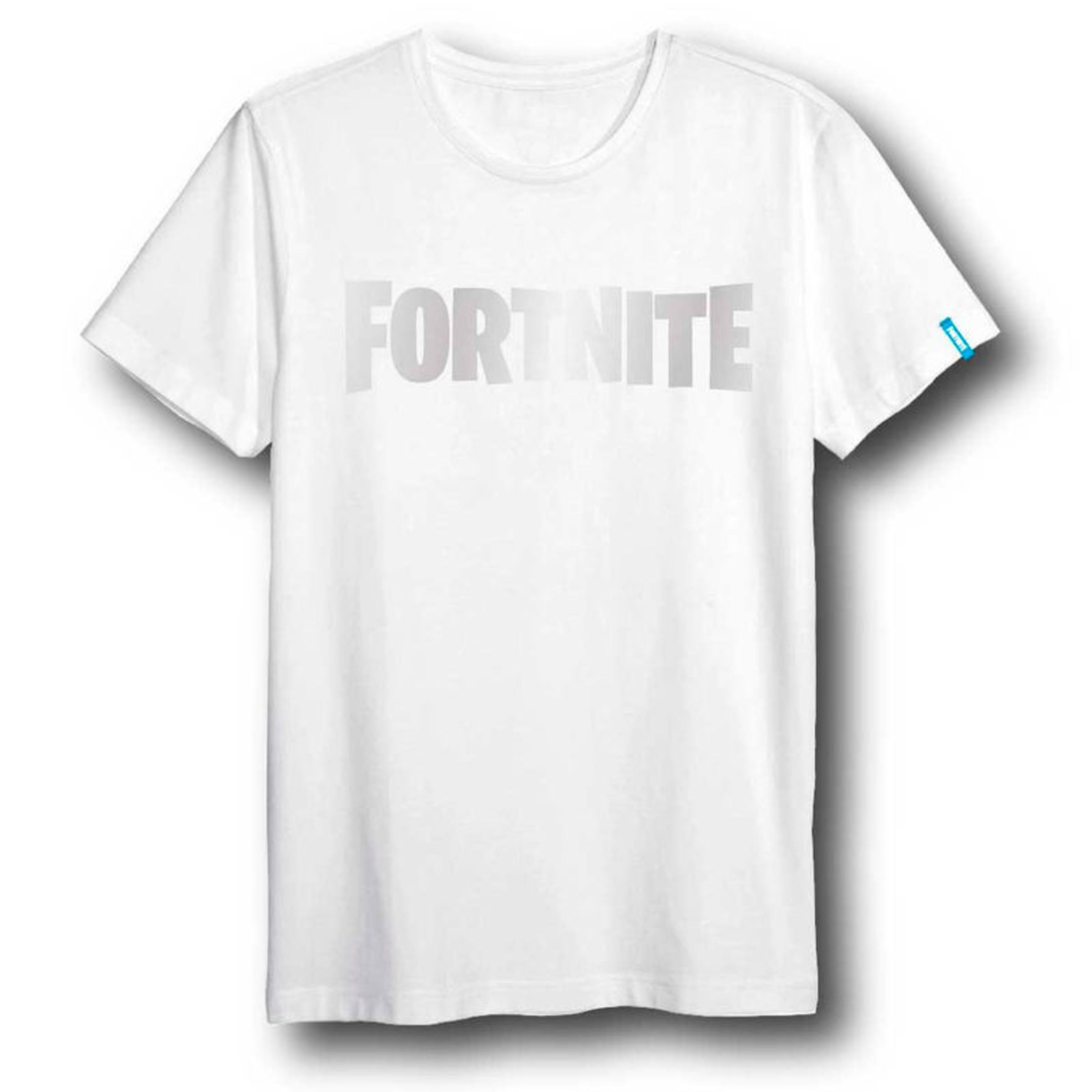 T-shirt Fortnite Logo blanc adulte unisexe