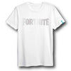 T-shirt Fortnite Logo blanc adulte unisexe