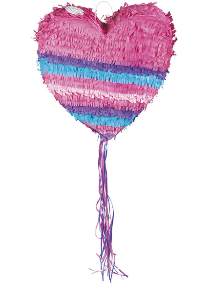 Pinata en forme de cœur rose