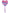Pinata en forme de cœur rose