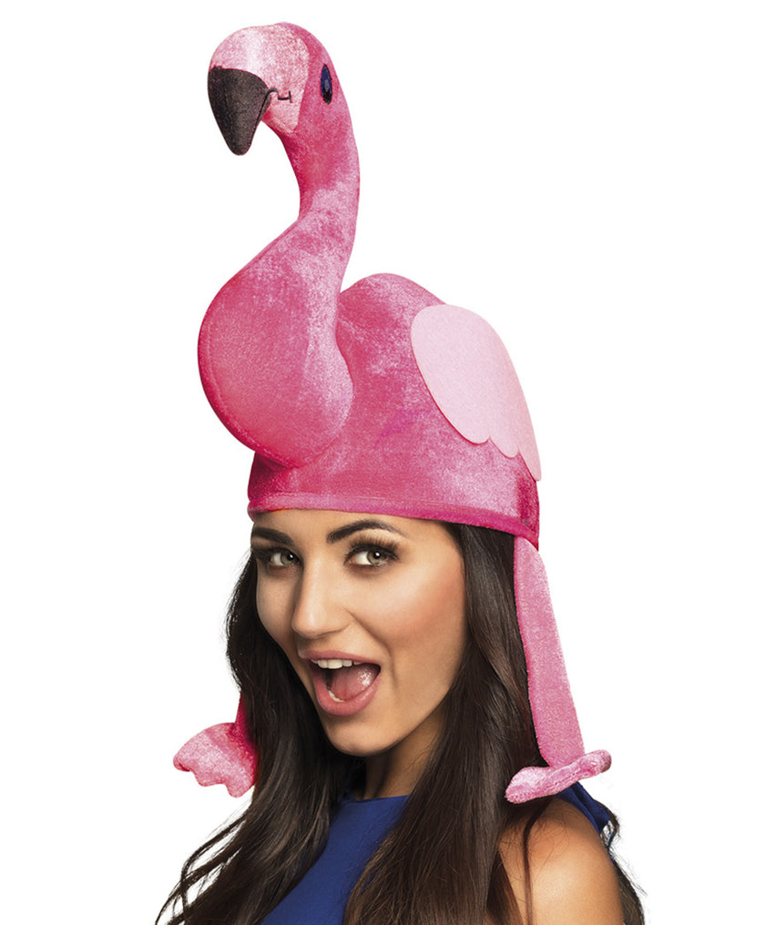 Chapeau flamant rose adulte
