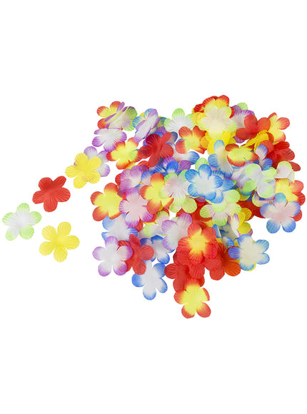 Fleurs pour décoration hawaïenne couleurs assorties