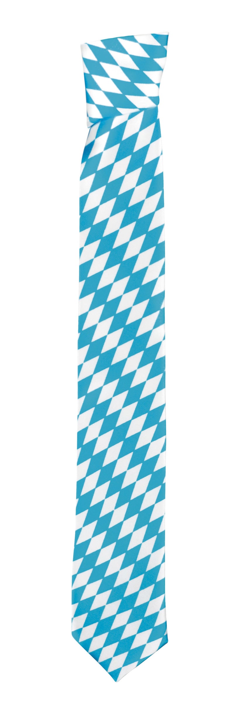 Cravate Oktoberfest bleue et blanche