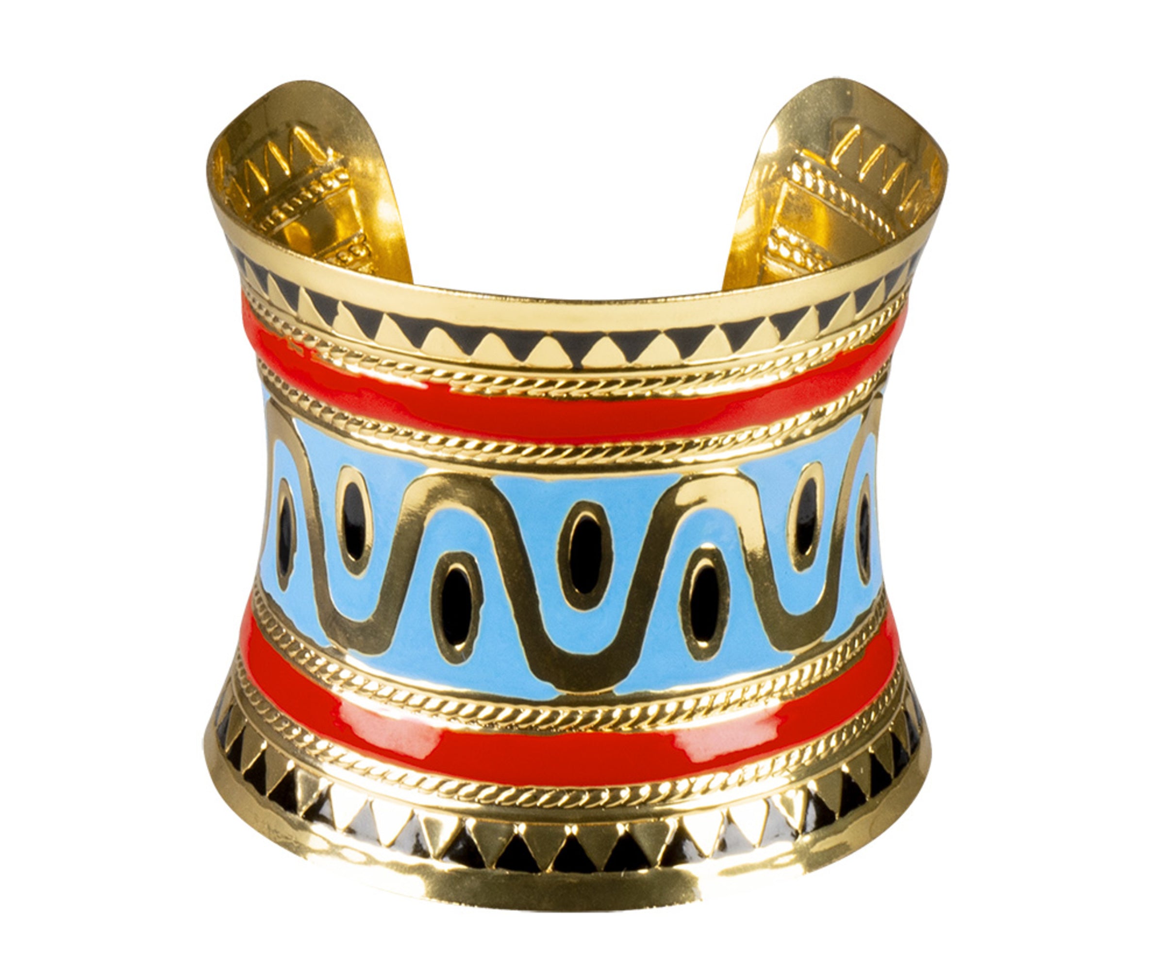 Bracelet Cléopâtre avec dessins égyptiens