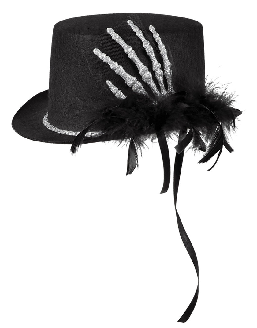 Chapeau main de squelette